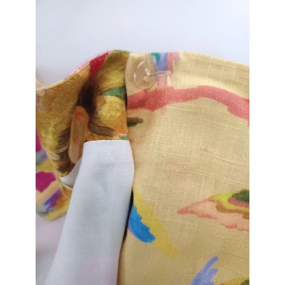 Sezane Farm Rio Skirt Floral Maxi Tropical Boho Cruise‎ Artsy Resort Size 36